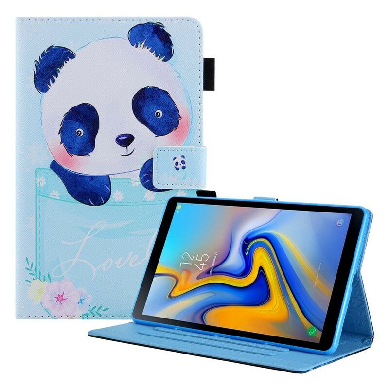 Lærdeksel Folio Deksel Samsung Galaxy Tab A7 Lite Nydelig Panda