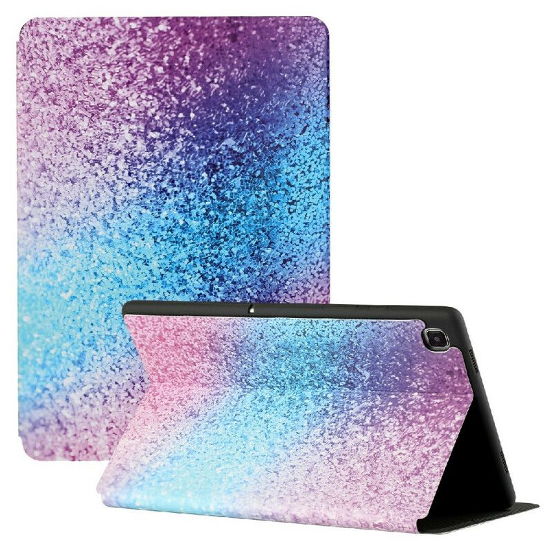 Smart Case Samsung Galaxy Tab A7 Lite Two Flap Fantasy Paljetter