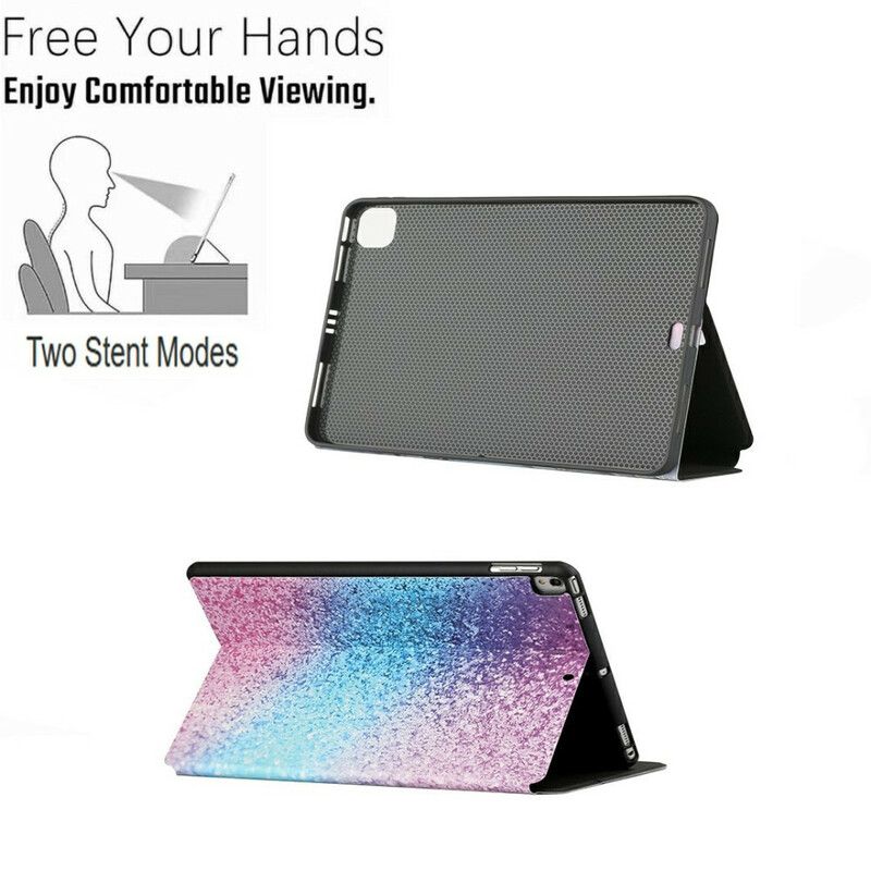 Smart Case Samsung Galaxy Tab A7 Lite Two Flap Fantasy Paljetter