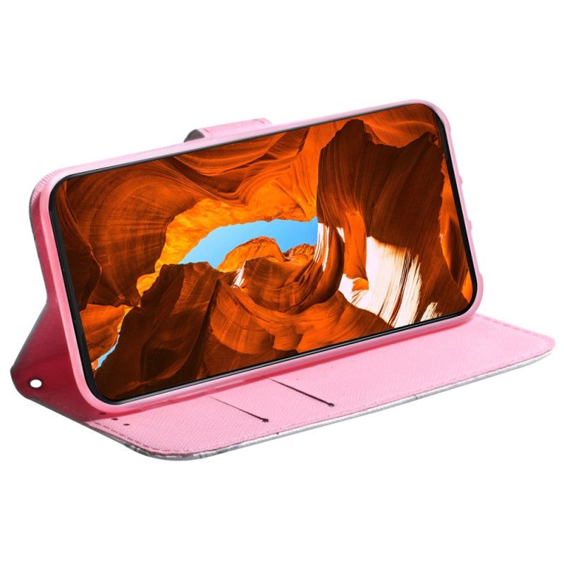 Folio Deksel Xiaomi 14t Pro Rosa Blomst