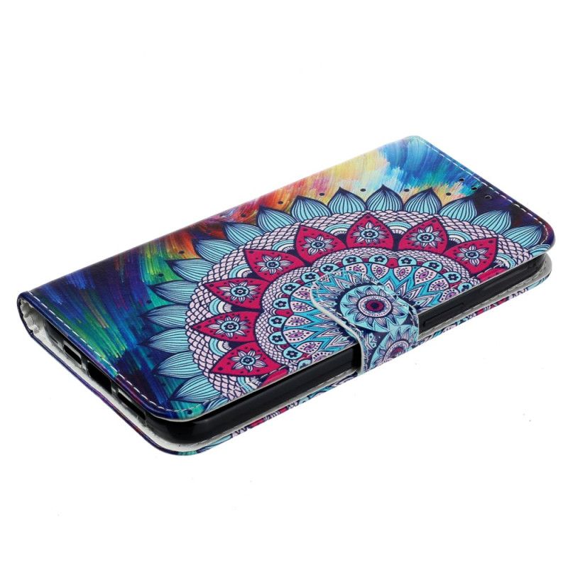 Lærdeksel Folio Deksel Xiaomi 14t Pro Mobildeksel Mandala Premium