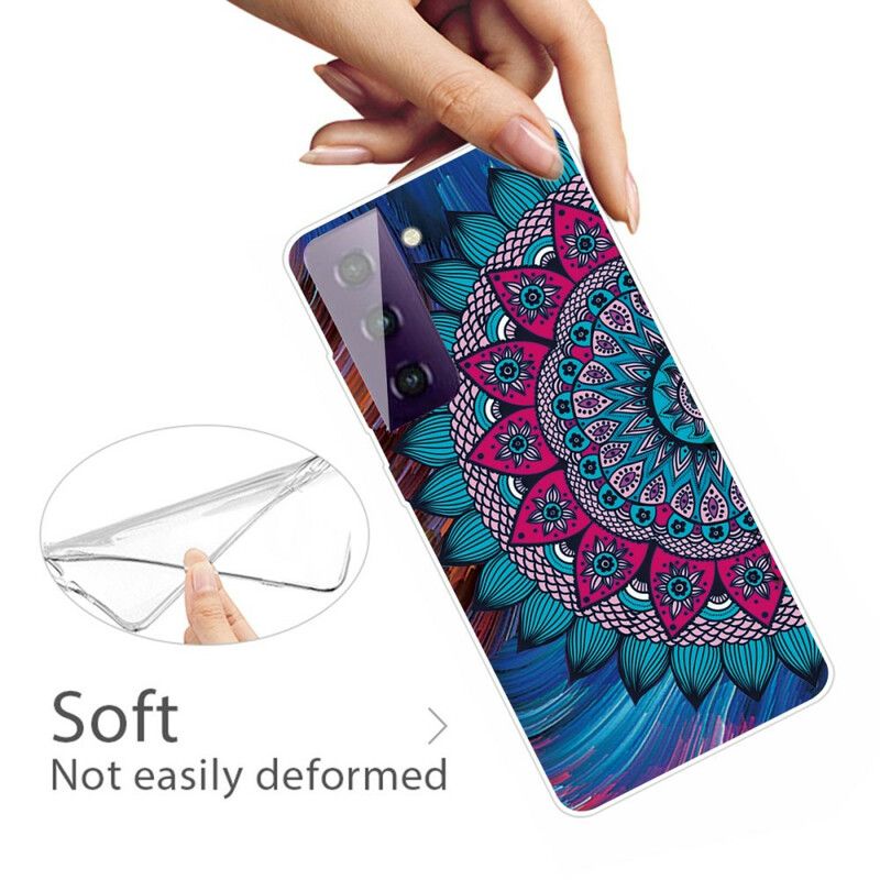 Deksel Samsung Galaxy S21 Fe Fargerik Mandala