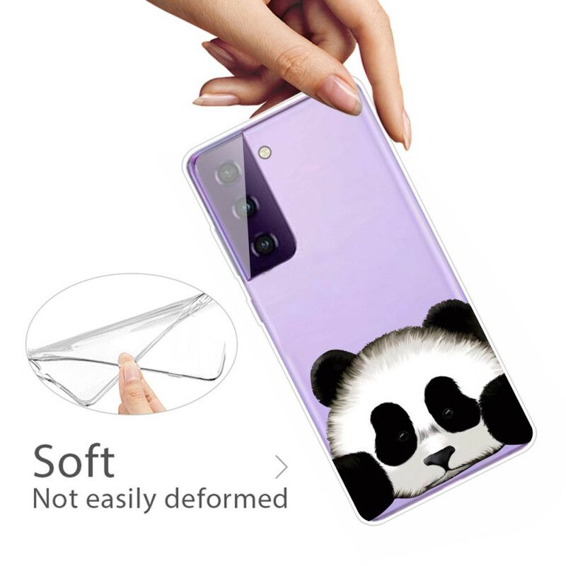 Deksel Samsung Galaxy S21 Fe Gjennomsiktig Panda