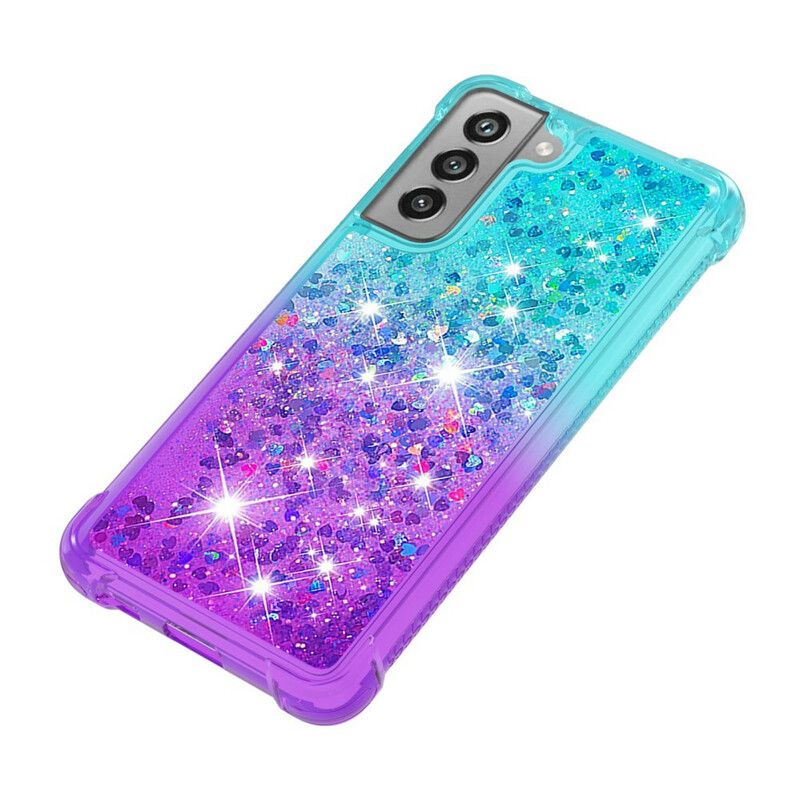 Deksel Samsung Galaxy S21 Fe Glitterfarger