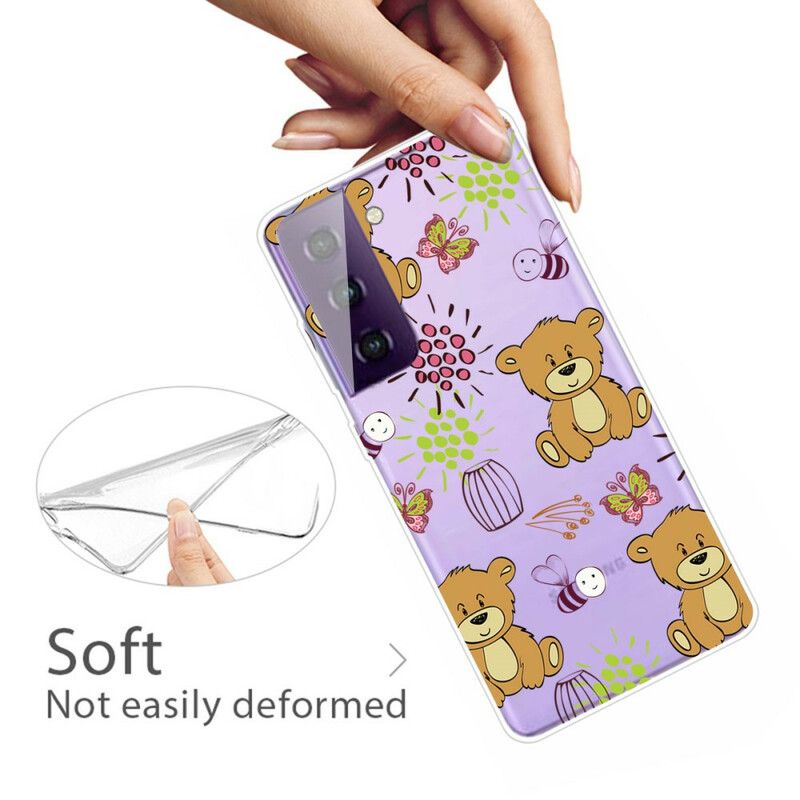 Deksel Samsung Galaxy S21 Fe Teddy Bears Topp