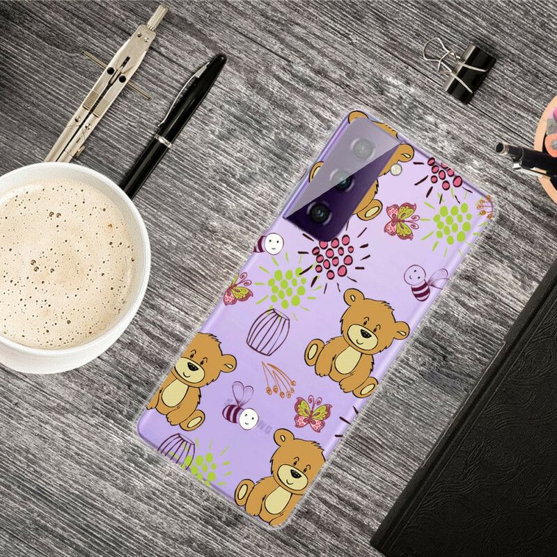 Deksel Samsung Galaxy S21 Fe Teddy Bears Topp