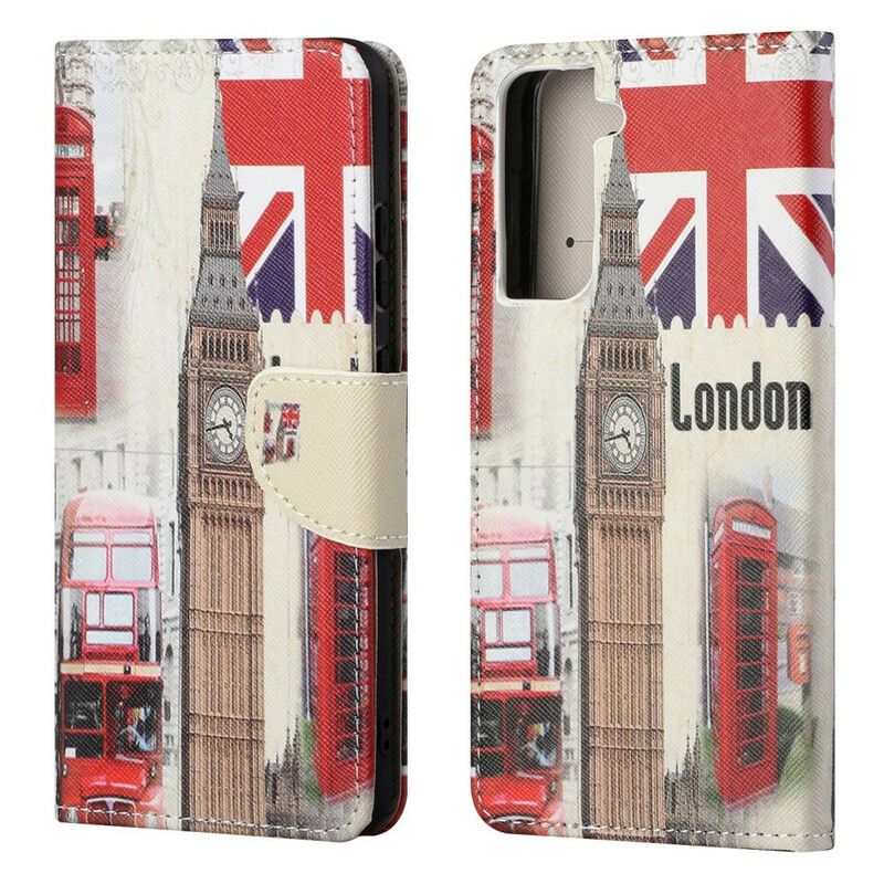 Folio Deksel Samsung Galaxy S21 Fe London Life