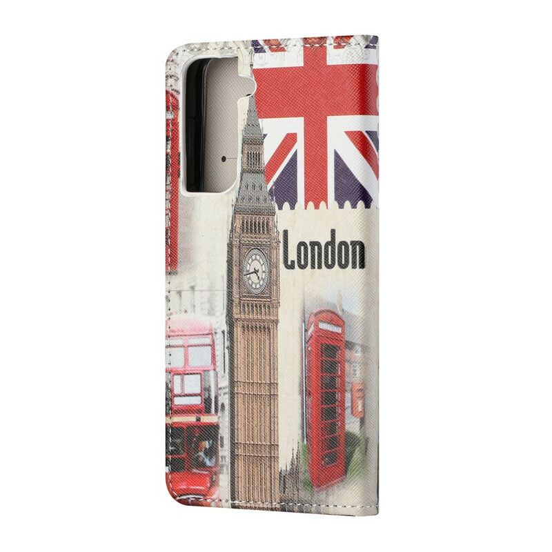 Folio Deksel Samsung Galaxy S21 Fe London Life