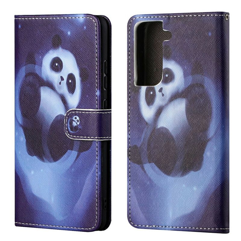 Folio Deksel Samsung Galaxy S21 Fe Panda Space