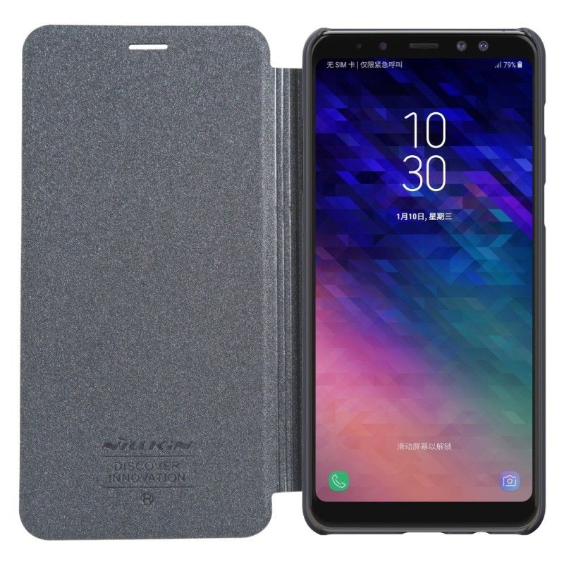 Folio Deksel for Samsung Galaxy A8 Magenta Nillkin