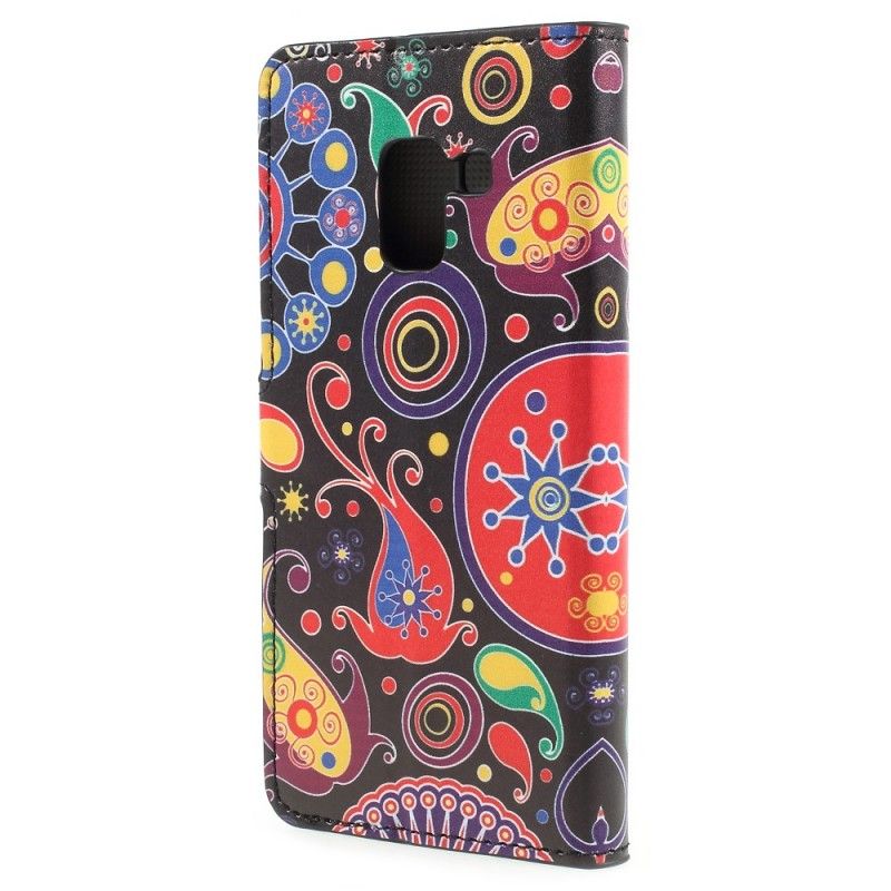 Folio Deksel Samsung Galaxy A8 Galakse Design