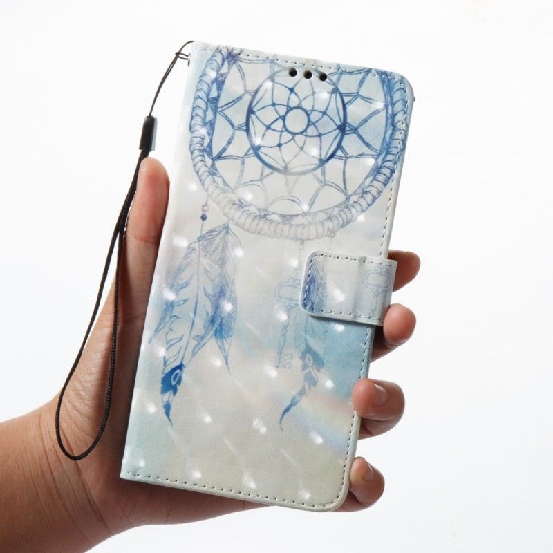 Lærdeksel Folio Deksel Samsung Galaxy A8 Mobildeksel 3D Dreamcatcher