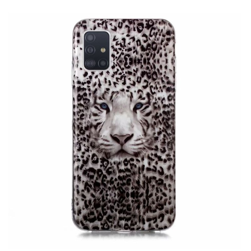 Deksel for Samsung Galaxy A51 5G Fluorescerende Leopard