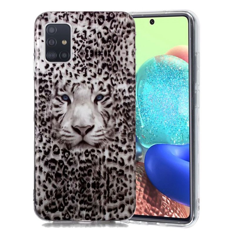 Deksel for Samsung Galaxy A51 5G Fluorescerende Leopard