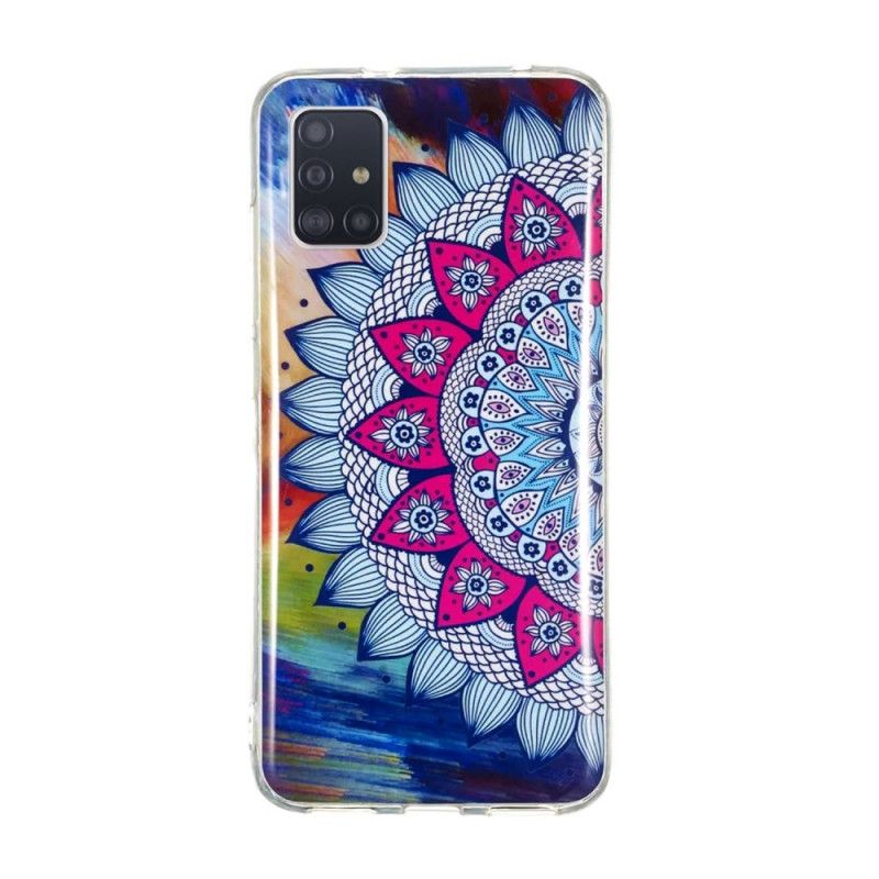 Deksel Samsung Galaxy A51 5G Fluorescerende Mandala Beskyttelse