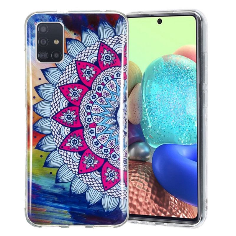 Deksel Samsung Galaxy A51 5G Fluorescerende Mandala Beskyttelse