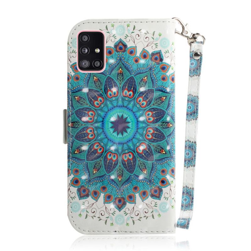 Folio Deksel Samsung Galaxy A51 5G Mesterlig Mandala Med Tanga