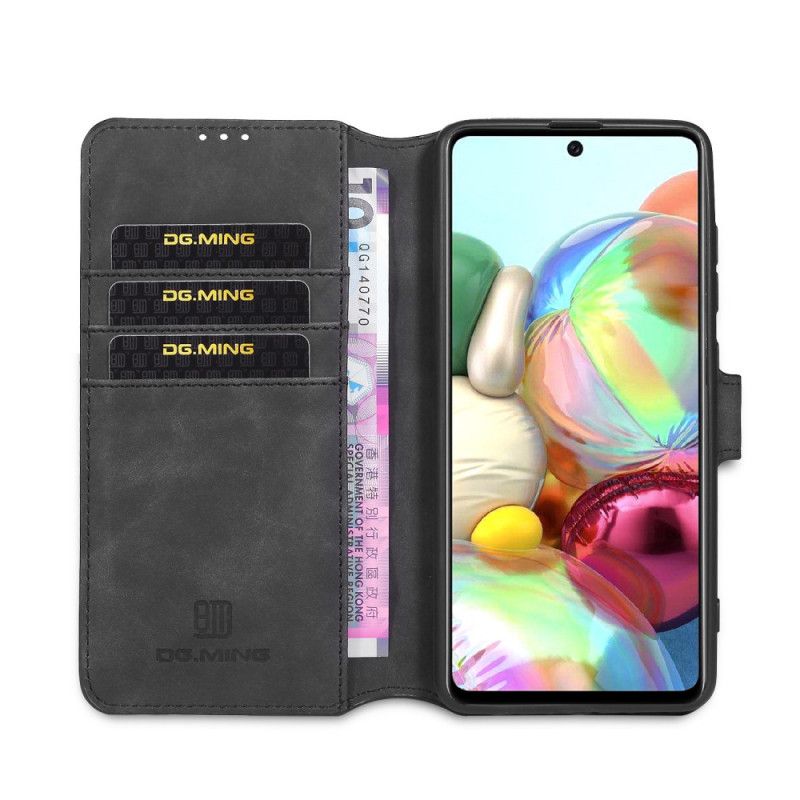 Folio Deksel Samsung Galaxy A51 5G Svart Retro Dg.Ming