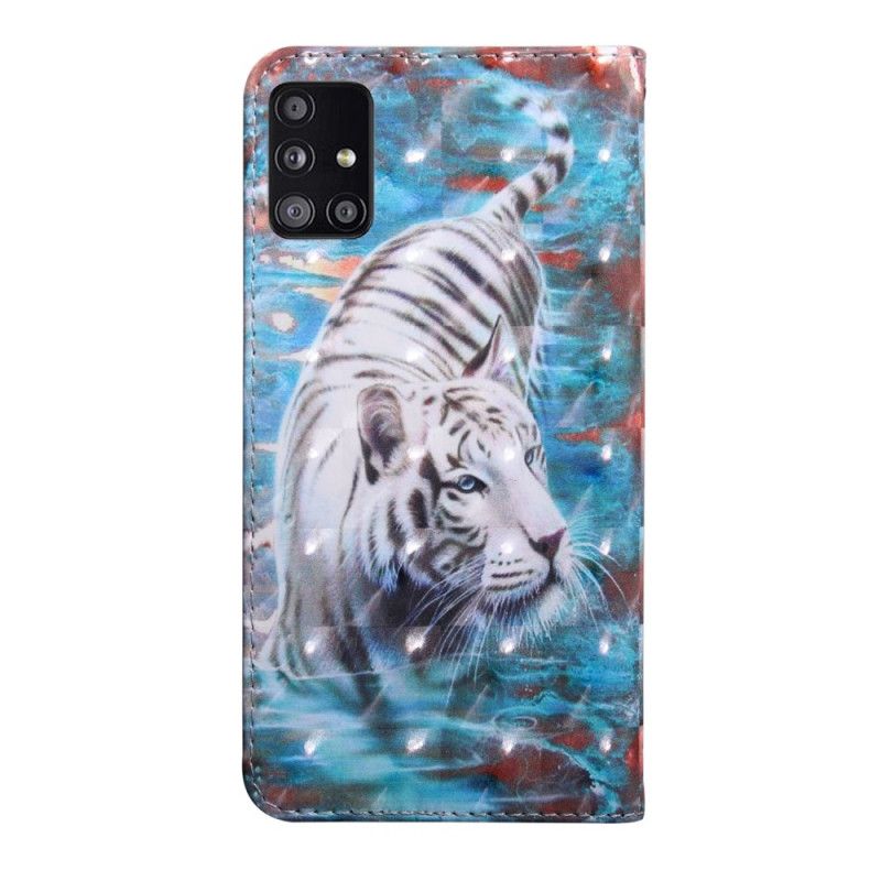 Folio Deksel Samsung Galaxy A51 5G Tiger I Vannet