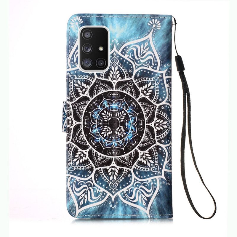 Lærdeksel Folio Deksel Samsung Galaxy A51 5G Mandala På Himmelen