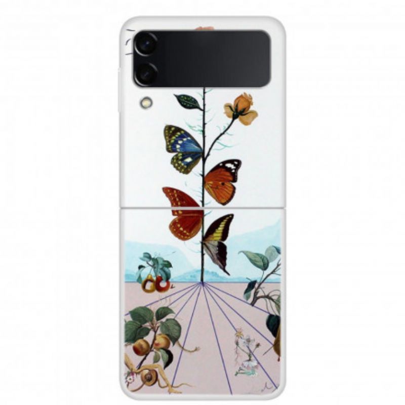 Deksel Samsung Galaxy Z Flip 3 5g Butterflies Of Nature Beskyttelse Deksel