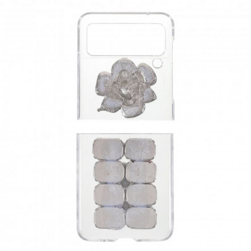 Deksel Samsung Galaxy Z Flip 3 5g Edelstener Blomster