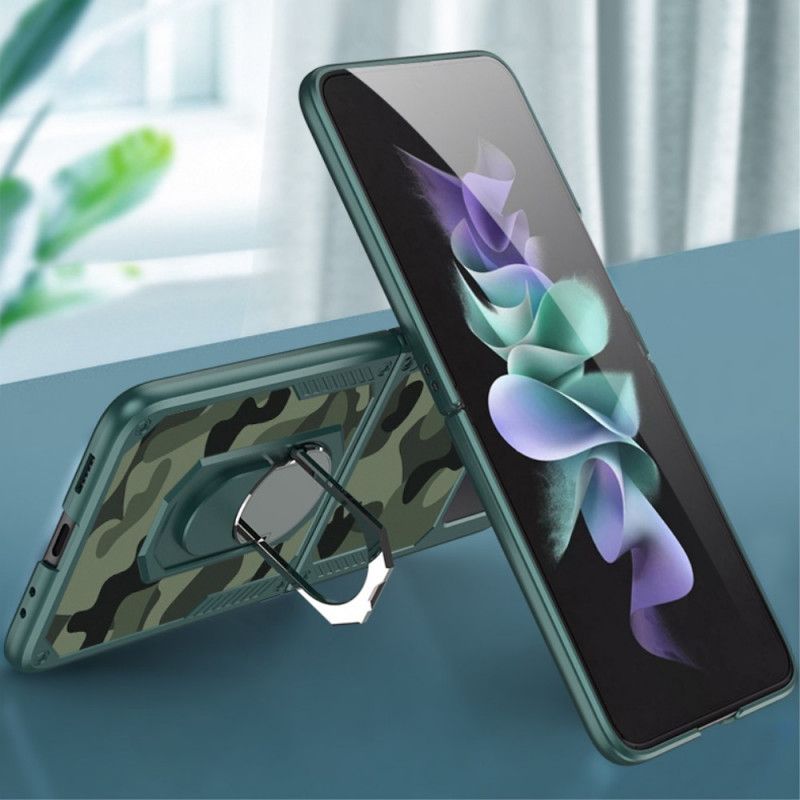 Deksel Samsung Galaxy Z Flip 3 5g Gkk Camo Support Ring