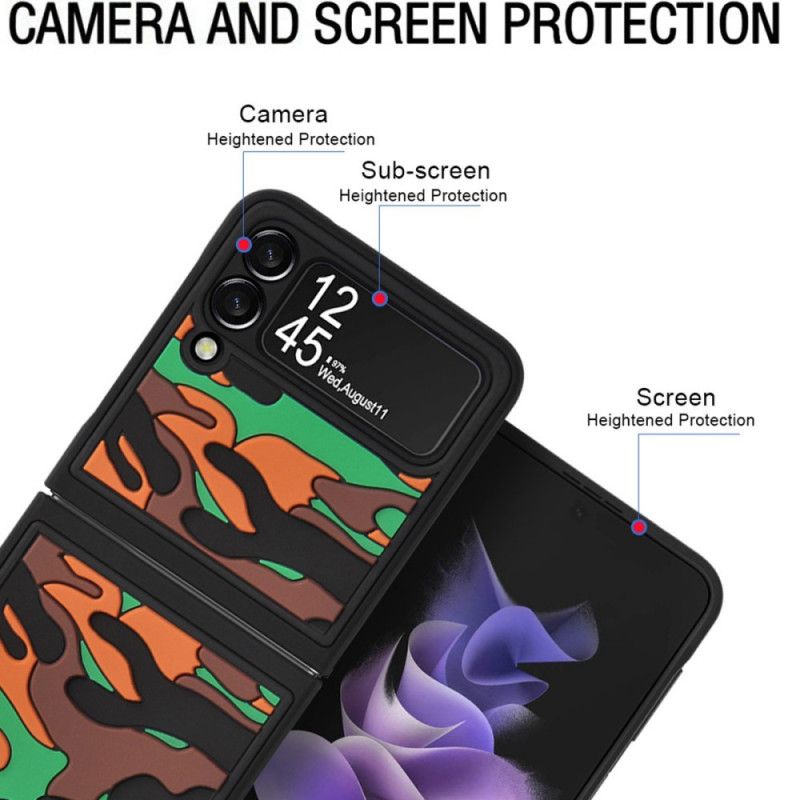 Deksel Samsung Galaxy Z Flip 3 5g Mobildeksel Kamuflasje