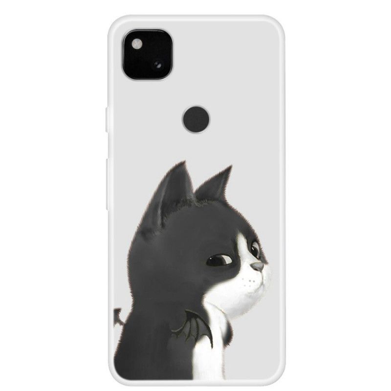 Deksel Google Pixel 4a Djevelkatt