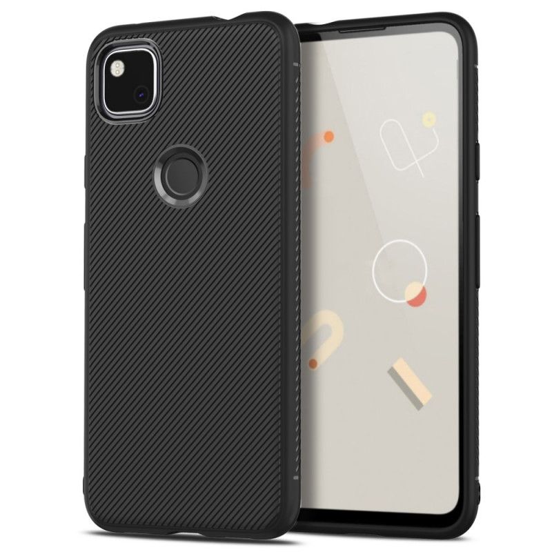 Deksel Google Pixel 4a Svart Jazzserie Twill