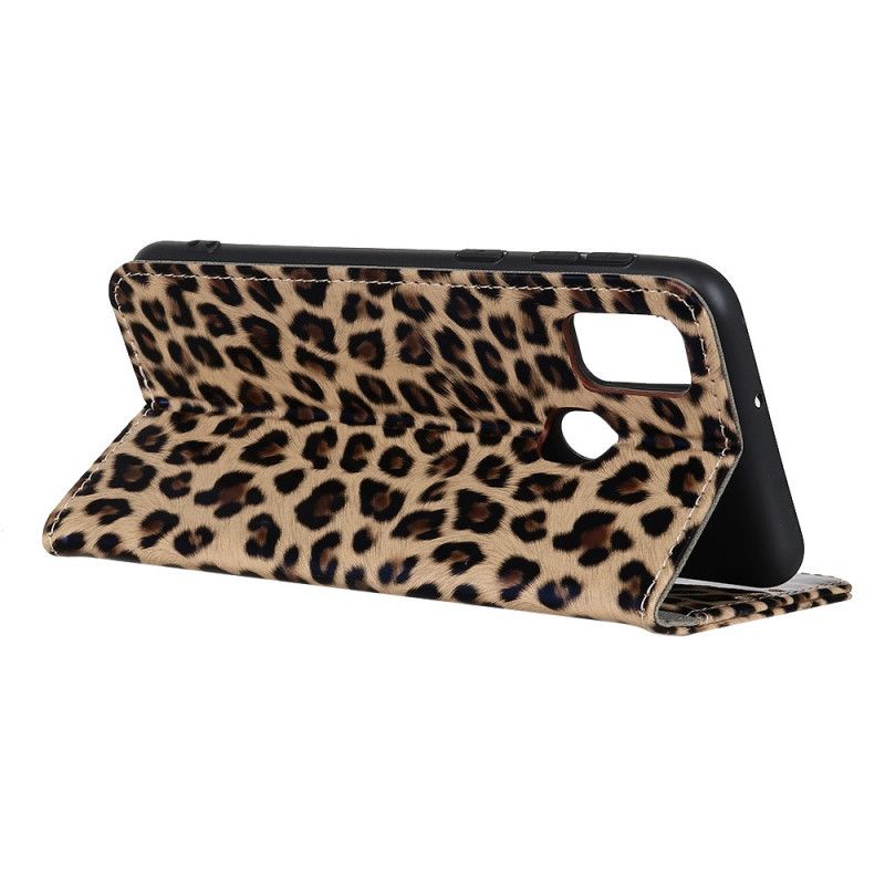 Folio Deksel Honor 9X Lite Enkel Leopard