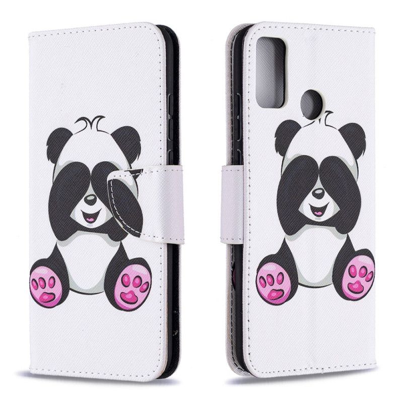 Folio Deksel Honor 9X Lite Morsom Panda