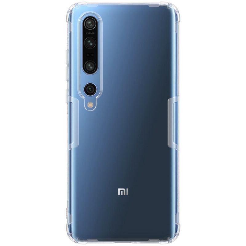 Deksel for Xiaomi Mi 10 / 10 Pro Hvit Gjennomsiktig Nillkin