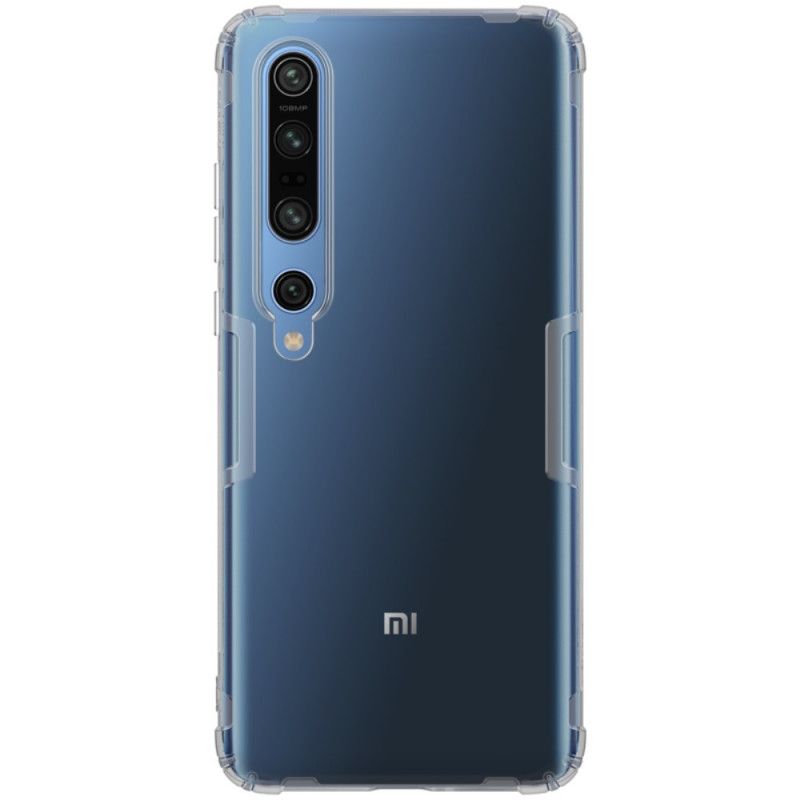 Deksel for Xiaomi Mi 10 / 10 Pro Hvit Gjennomsiktig Nillkin