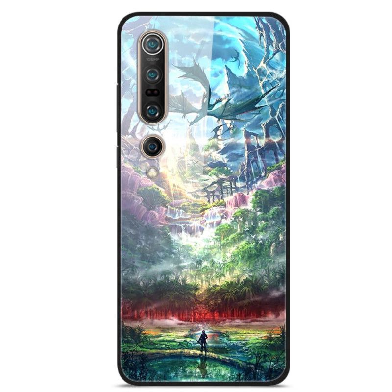 Deksel Xiaomi Mi 10 / 10 Pro Himmelsk Natur Herdet Glass