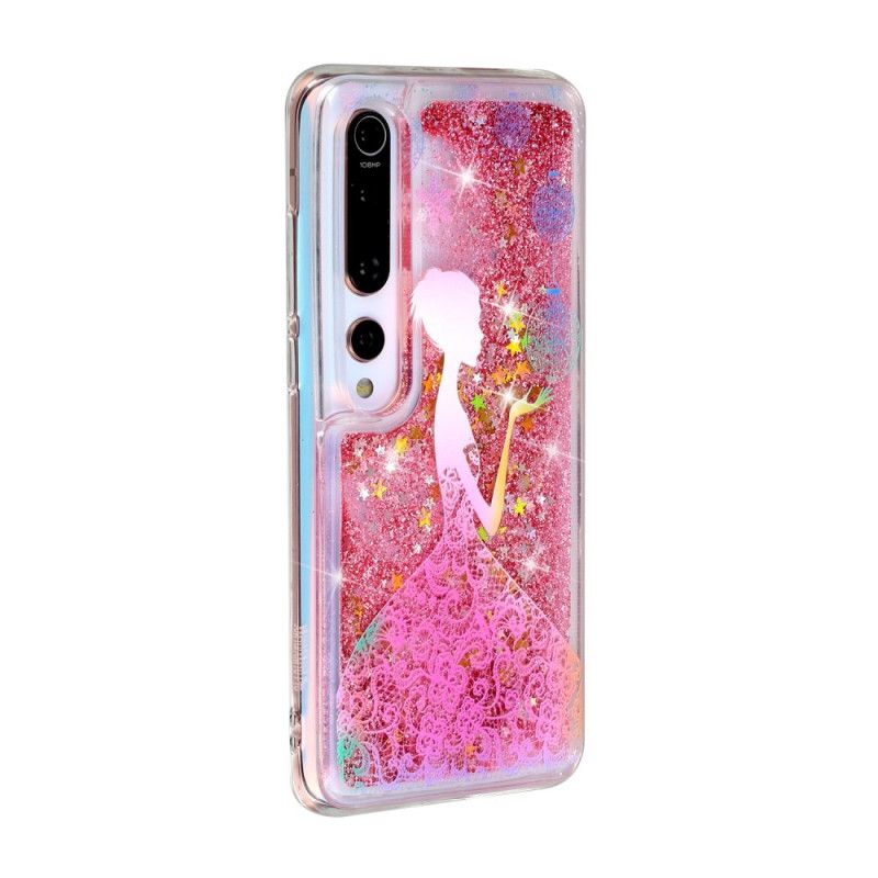 Deksel Xiaomi Mi 10 / 10 Pro Mobildeksel Kvinne Glitter