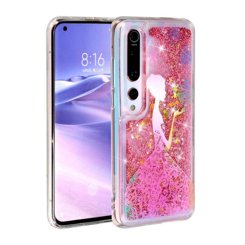 Deksel Xiaomi Mi 10 / 10 Pro Mobildeksel Kvinne Glitter