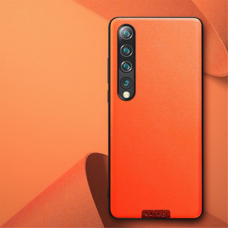 Deksel Xiaomi Mi 10 / 10 Pro Rød Premium Skinnstil Anti-fall