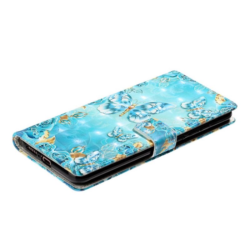 Folio Deksel Xiaomi Mi 10 / 10 Pro Lys Flekk Mandala Lilla