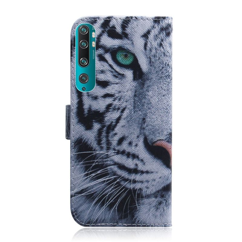 Folio Deksel Xiaomi Mi 10 / 10 Pro Tigeransikt