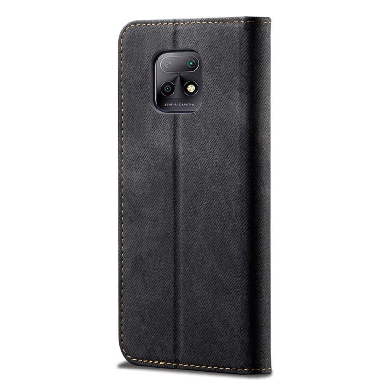 Folio Deksel for Xiaomi Redmi 10X / 10X Pro Svart Jeansstoff