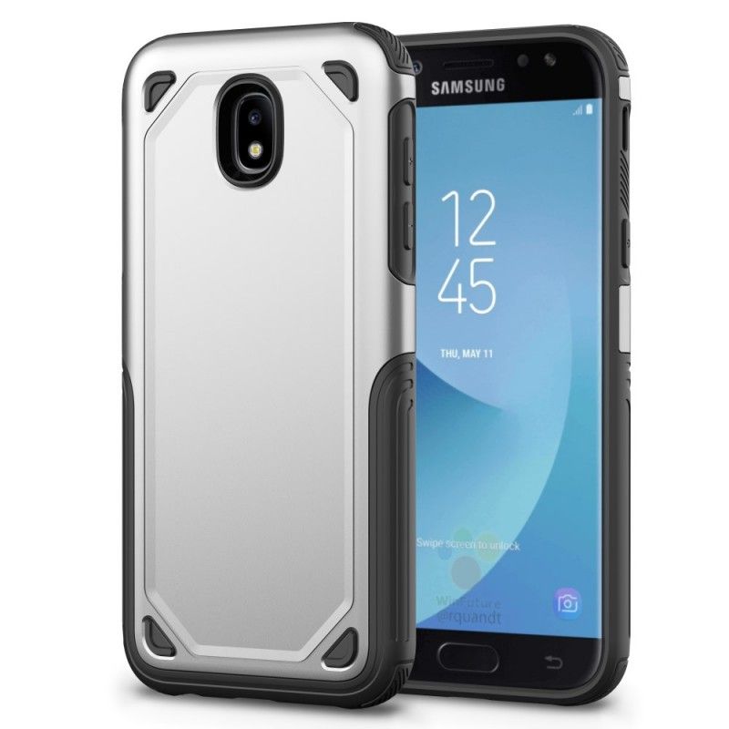 Deksel Samsung Galaxy J3 2017 Svart Rustning Av Metall
