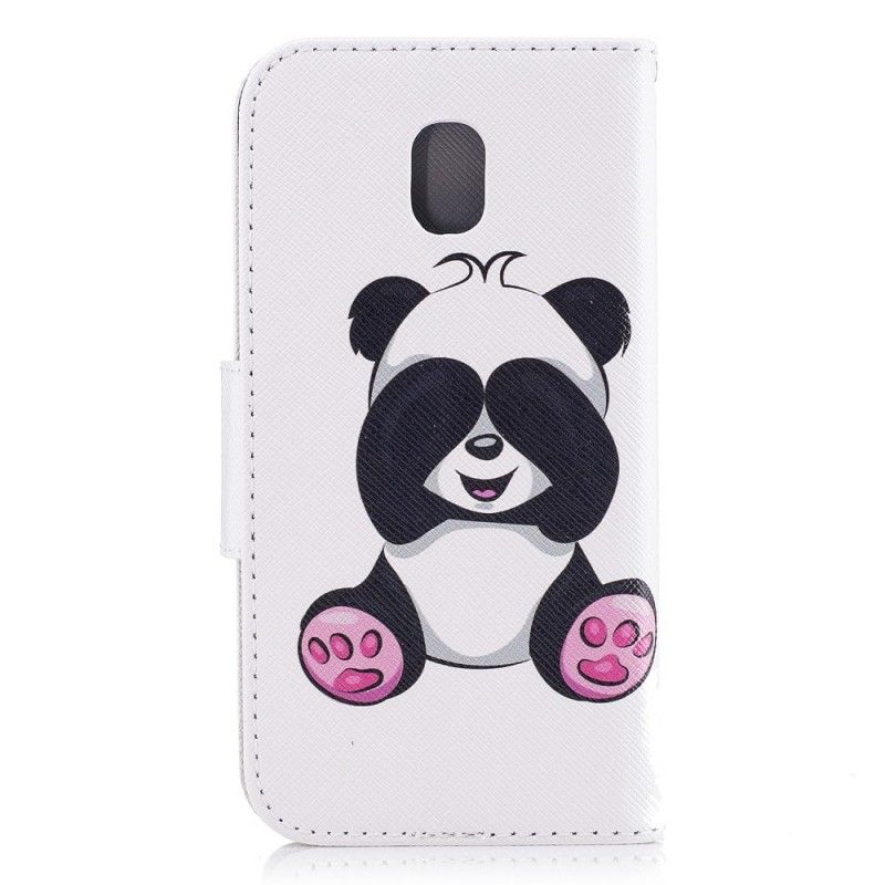 Folio Deksel Samsung Galaxy J3 2017 Morsom Panda