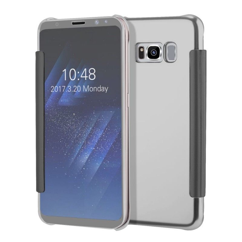 Folio Deksel Samsung Galaxy S8 Plus Svart Speil