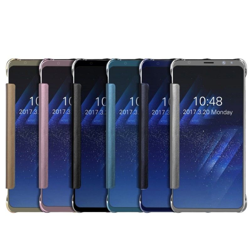 Folio Deksel Samsung Galaxy S8 Plus Svart Speil