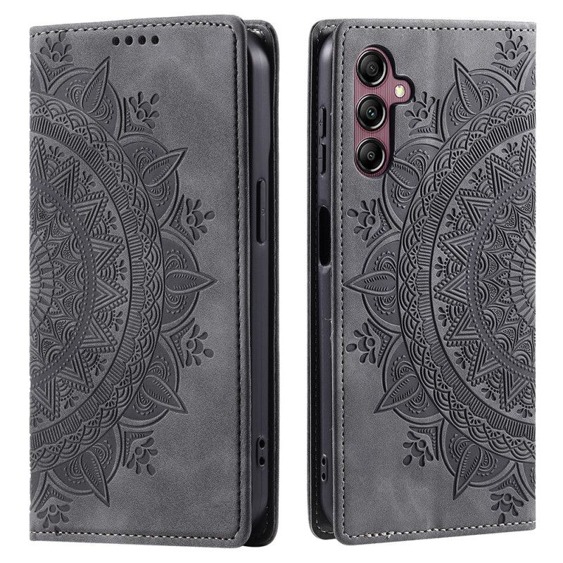 Folio Deksel Samsung Galaxy S24 5g Diskret Mandala Med Stropp