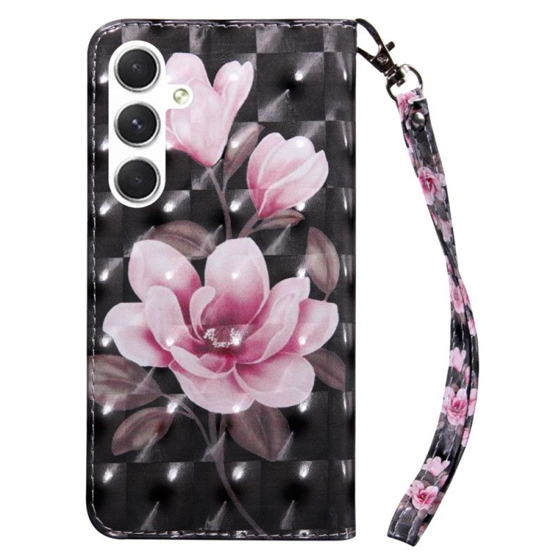 Folio Deksel Samsung Galaxy S24 5g Rosa Blomsterreim