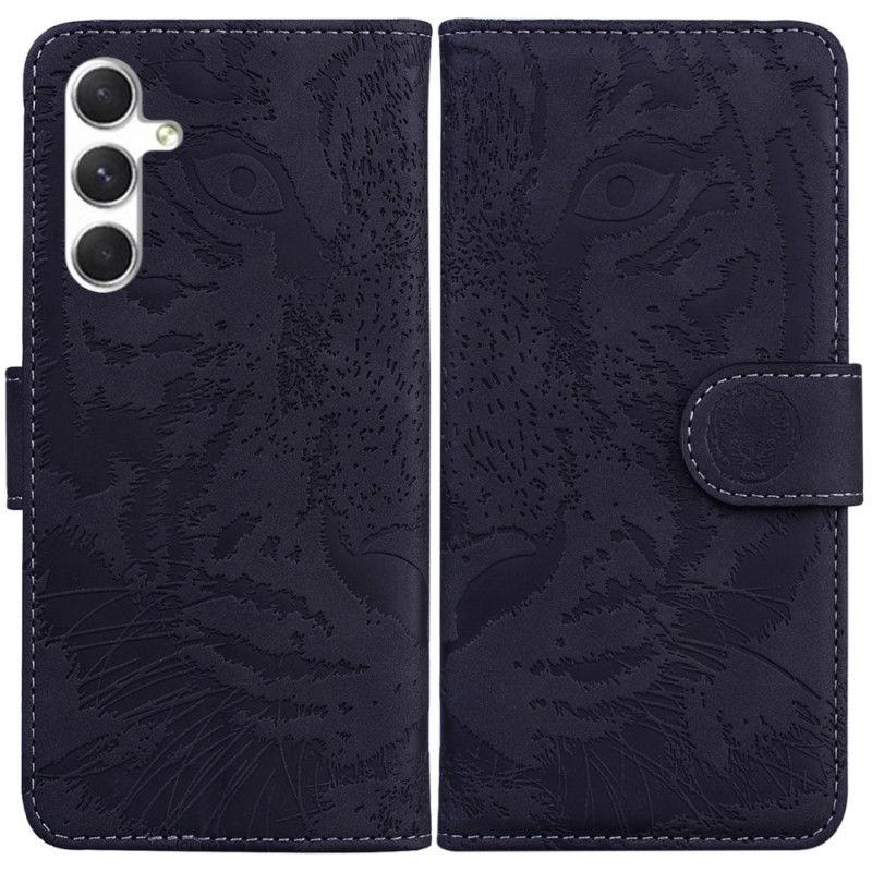 Folio Deksel Til Samsung Galaxy S24 5g Tiger Footprint