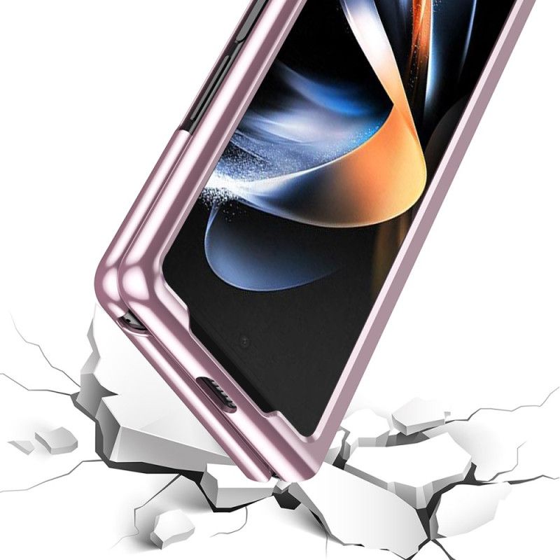 Deksel Samsung Galaxy Z Fold 6 Gjennomsiktige Metallkanter