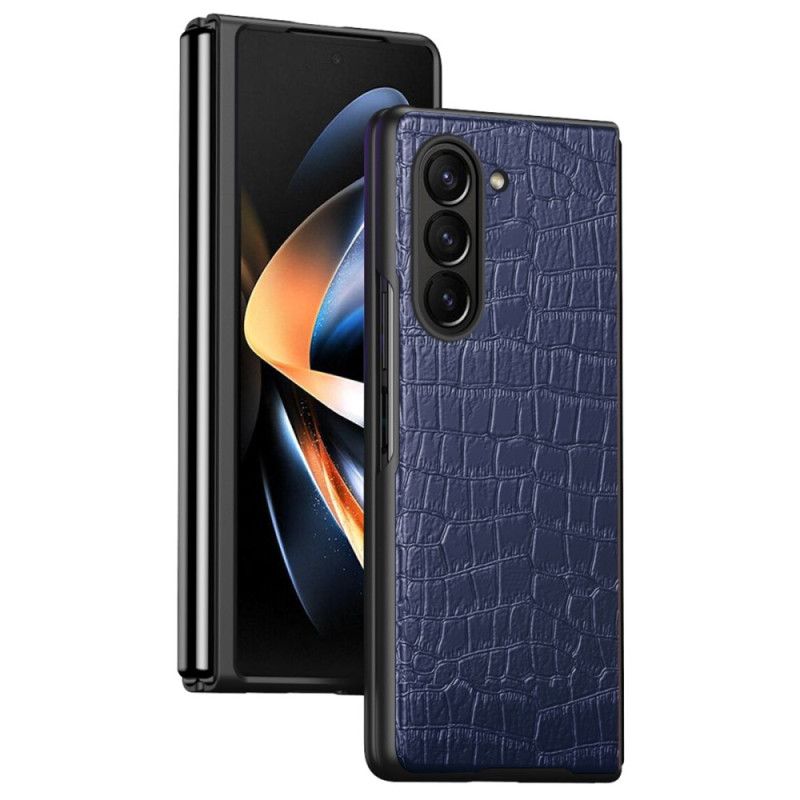 Deksel Samsung Galaxy Z Fold 6 Mobildeksel Krokodillestil